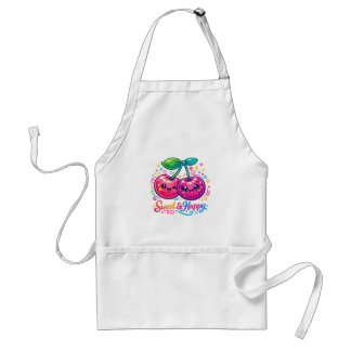 Süße Kawaii-Kirschen-Gärtnerschürze Schürze
