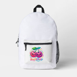 Süße Kawaii-Kirschen-Schultasche Bedruckter Rucksack