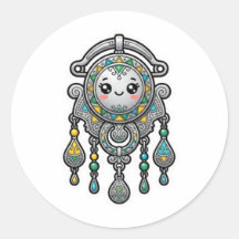 Süße Kawaii Marokkanische Amazigh Tazarzit Silber-