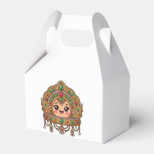 Süße Kawaii marokkanische Brautkrone Tradition-Sti Geschenkschachtel