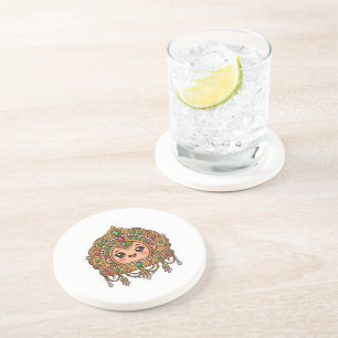 Süße Kawaii marokkanische Brautkrone TraditionStic Getränkeuntersetzer