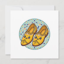 Süße Kawaii marokkanische gelbe Belgha Schuhe anSt