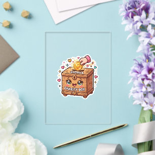 Süße Kawaii marokkanische Sadaka-Spendenbox IslSti Acryleinladungen