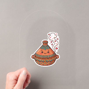 Süße Kawaii marokkanische Tajine-Lebensmittel-Kult Acryleinladungen