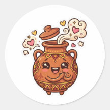 Süße Kawaii marokkanische Tanjia-Tonpfannen-Essens