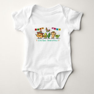 Süße Kawaii-Mexikanische Lebensmittelparty - Taco Baby Strampler