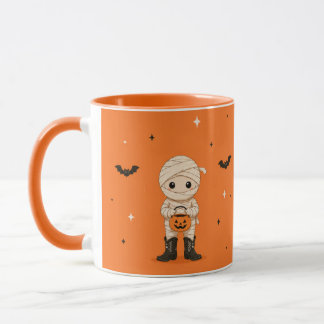 Süße Kawaii-Mumie-Halloween-Tasse Tasse