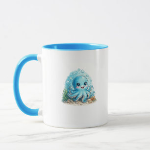 Süße Kawaii-Oktopus-Kaffeetasse Tasse