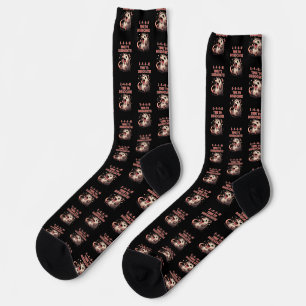 Süße Kawaii-Opossum-Zeit zum Dissoziieren Lustiges Socken