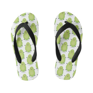 Süße kawaii Papaya Paw Paw Cartoon-Illustration Kinderbadesandalen