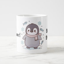 Süße Kawaii-Pinguin-Tasse – Bleib gemütlich, bleib