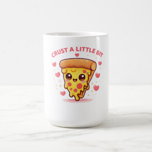 Süße Kawaii-Pizza – Kruste Ein bisschen lustige Pi Verwandlungstasse