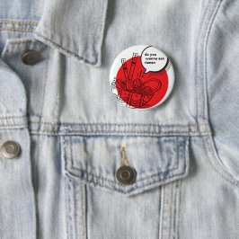 Süße Kawaii-Ramen - Lustiges Japanisches Essen Button