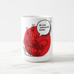 Süße Kawaii-Ramen - Lustiges Japanisches Essen  Kaffeetasse