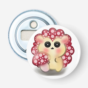 Süße Kawaii Rote Pilz Igel Fliegenpilz Kunst Flaschenöffner