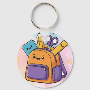 Süße Kawaii Schulrucksäcke und -zubehör. Schlüsselanhänger