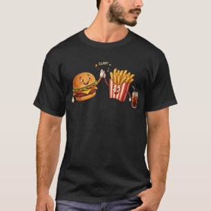 Süße Kawaii Sushi Freunde Charaktere Illustration T-Shirt