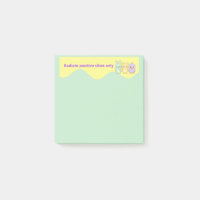 Süße Kawaii-Tiere strahlen positive Vibes Post-it