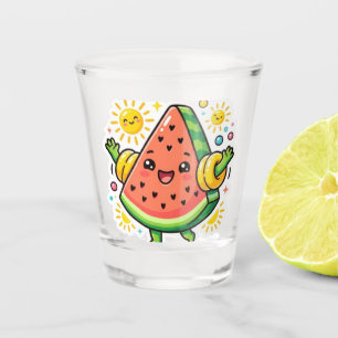 Süße Kawaii Wassermelonen-Scheibe Aufblasbarer Arm Schnapsglas