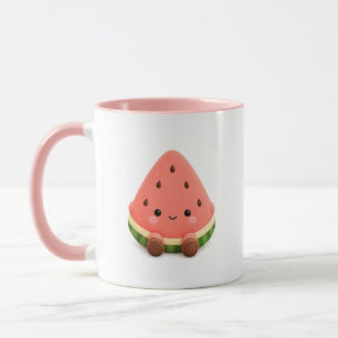 Süße Kawaii Wassermelonen-Tasse Tasse