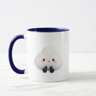 Süße Kawaii-Wolken-Kaffeetasse Tasse