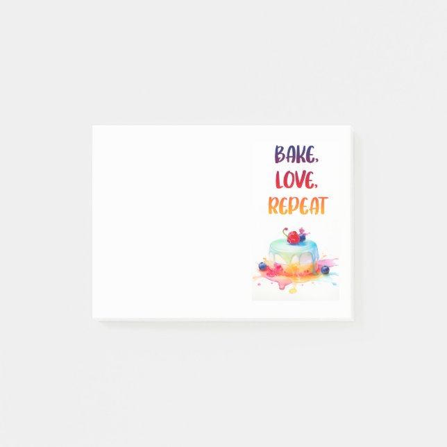 Süße Keksdesign  Post-it Klebezettel (Vorderseite)