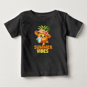Süße Kinder Ananas Sommer Stimmung Baby T-shirt