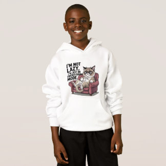 süße Kinder Energiesparmodus Wortkunst Sarkasmus Hoodie