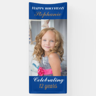Süße Kinder Personalisierte Happy Birthday Party Banner