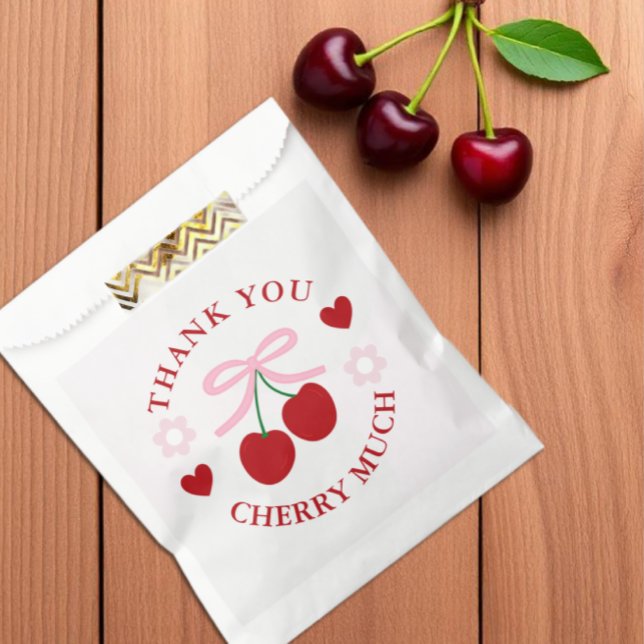 Süße Kirsch-Hochzeitsdusche Geschenktütchen (Von Creator hochgeladen)