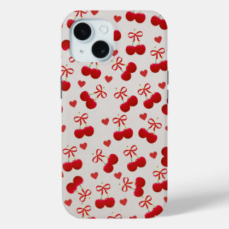 Süße Kirsch-Schale iPhone 15 Hülle 🍒