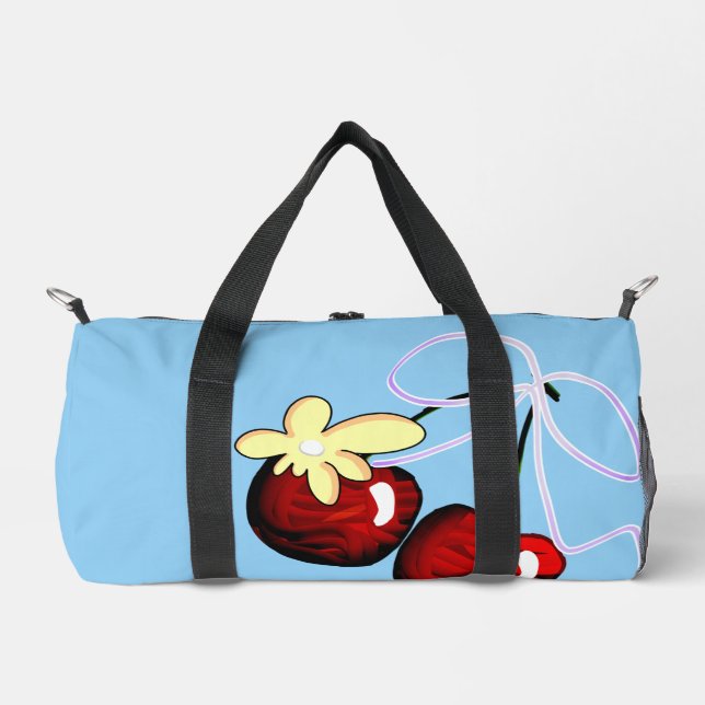 Süße Kirschblüten-Ästhetik-Turnbeutel Duffle Bag (Vorderseite)