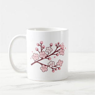Süße Kirschblüten Kaffeetasse