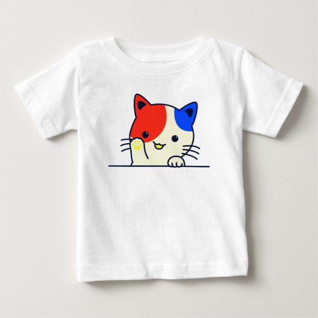 Süsse Kitten Baby T-shirt (Vorderseite)