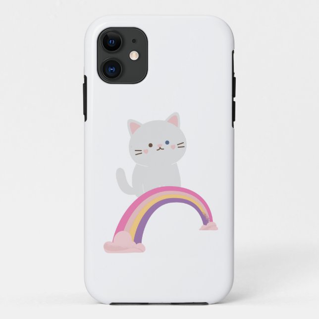 Süsse Kitten Cat Case-Mate iPhone Hülle (Rückseite)