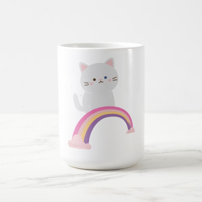 Süsse Kitten Cat Kaffeetasse (Mittel)