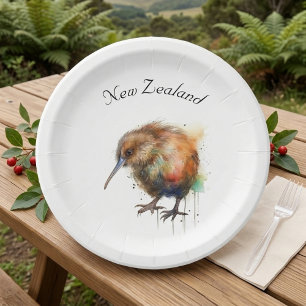 Süße Kiwi, individuell Pappteller