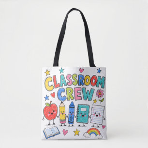 Süße Klassenzimmer-Crew-Lehrer-Klassenzimmer-Dekor Tasche