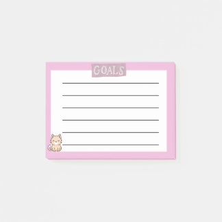 Süße klebrige Haftnotizen Post-it Klebezettel