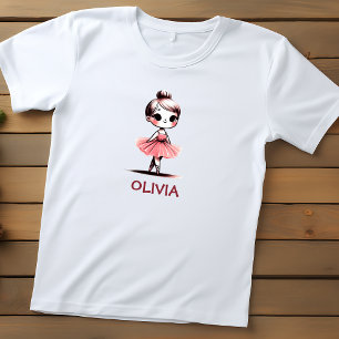 Süße kleine Ballerina Kleinkind T-shirt