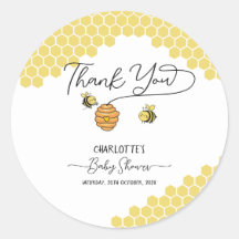 Süße kleine Bienen Waben Baby Shower