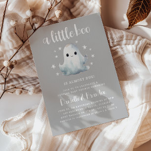 Süße kleine Boo Halloween-Baby-Party Einladung