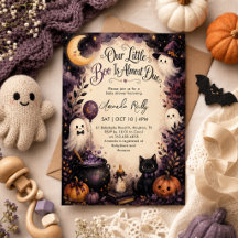 Süße kleine Buh Halloween-Baby-Party