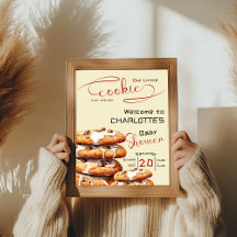 Süße kleine Cookie-Baby-Party Begrüßung