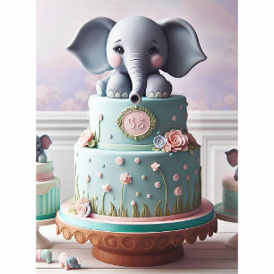 SÜSSE KLEINE ELEFANTEN SCHICHTKUCHEN