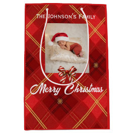 Süße kleine Elfen - Personalisiertes Weihnachten Mittlere Geschenktüte