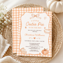 Süße Kleine Gingham-Baby-Party