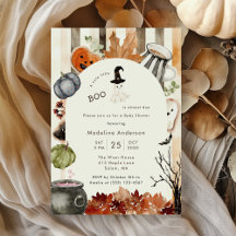 Süße kleine Halloween-Geist-Babyparty
