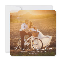 Süße kleine Herz-Hochzeit danken Ihnen flache