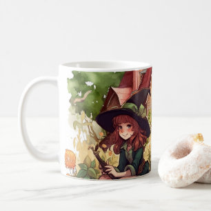 Süße kleine Hexe und Fuchs Tasse